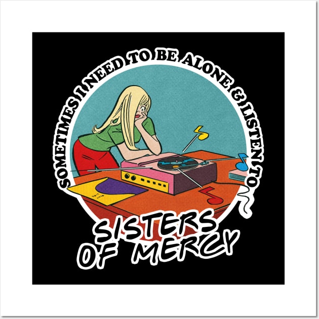 Sisters Of Mercy /  Music Obsessive Fan Design Wall Art by DankFutura
